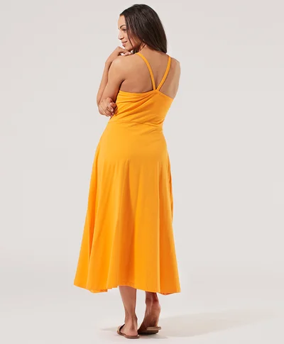 PACT + Fit and Flare Midi Dress