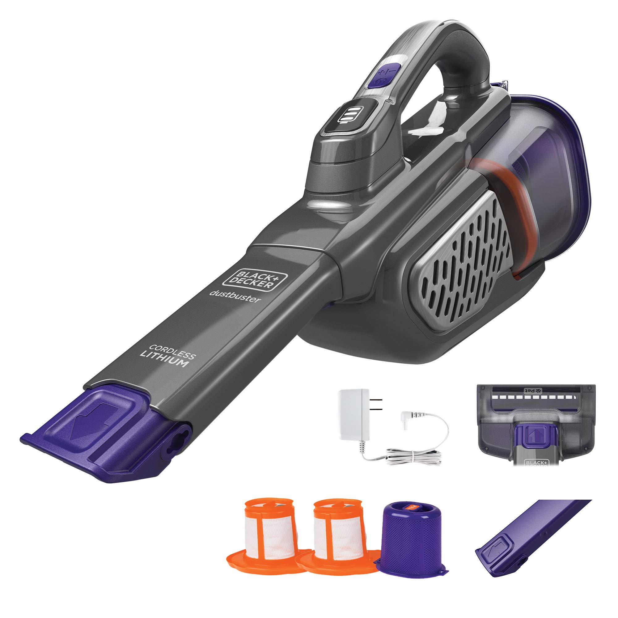 Black + Decker + 20V MAX Handheld Vacuum for Pets