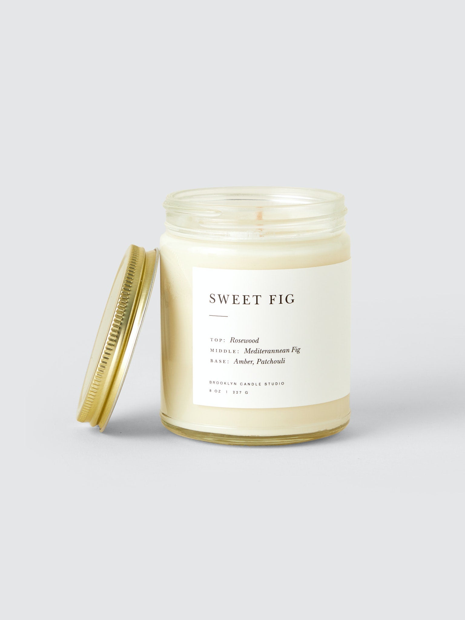 BROOKLYN CANDLE + Sweet Fig Minimalist Candle