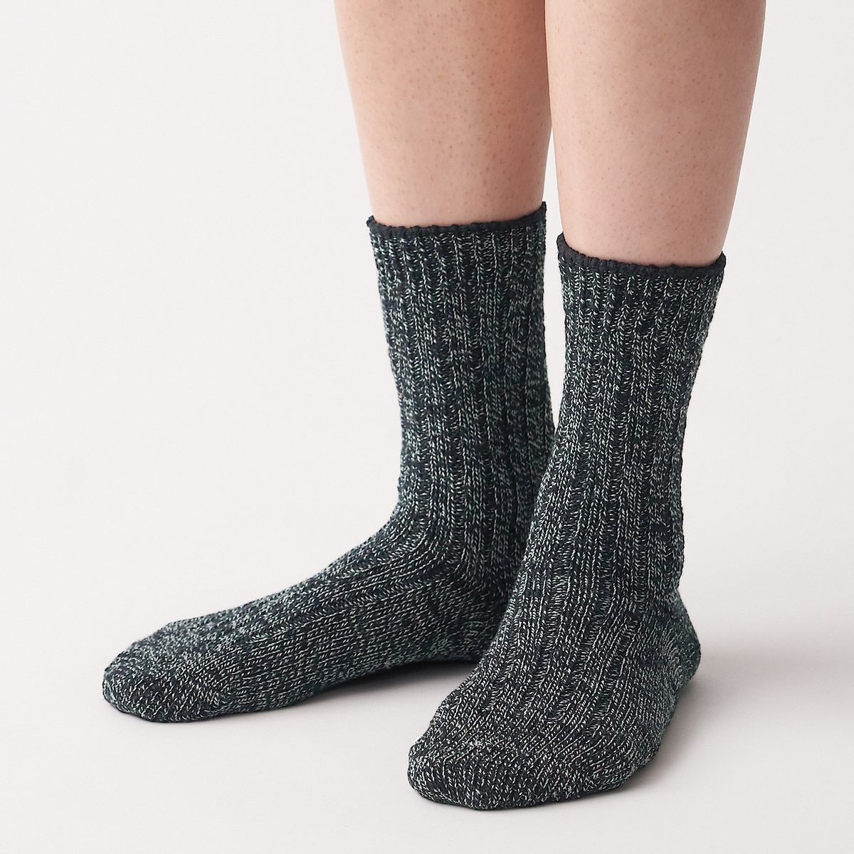 Muji + Right Angle Slub Yarn Socks