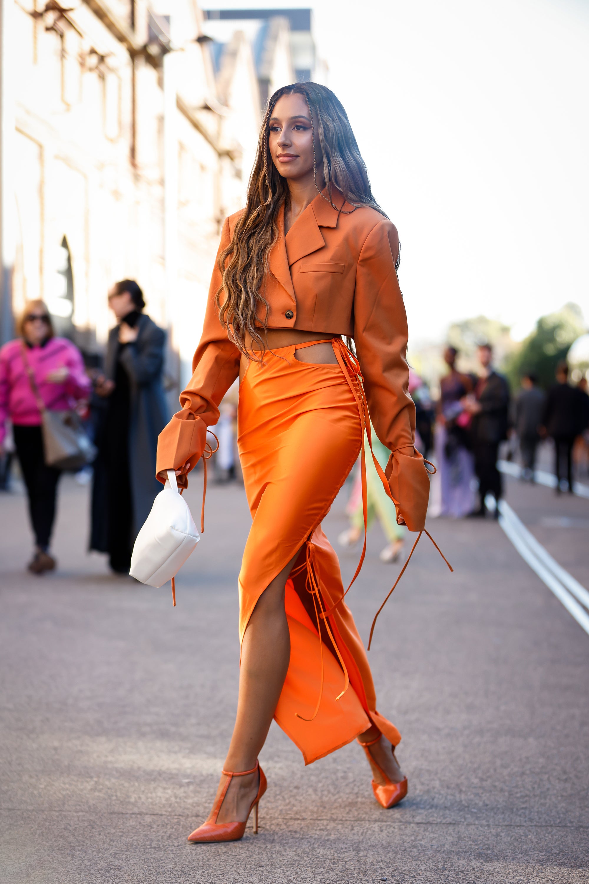 Isbjørn Muligt princip Australian Fashion Week Street Style Was Color Packed