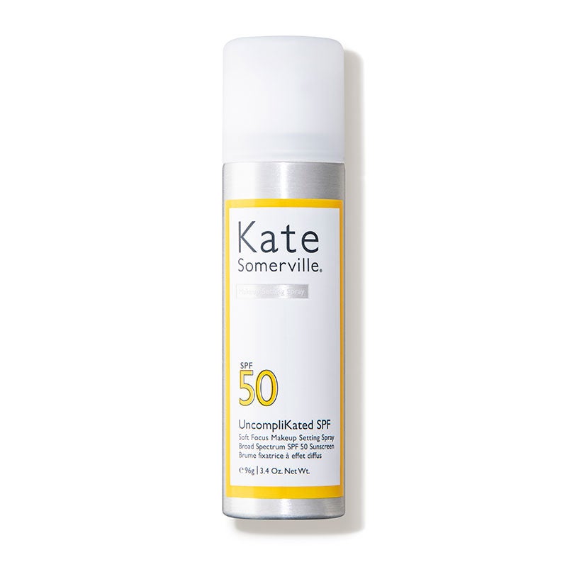 kate somerville uncomplikated spf soft focus makeup setting spray