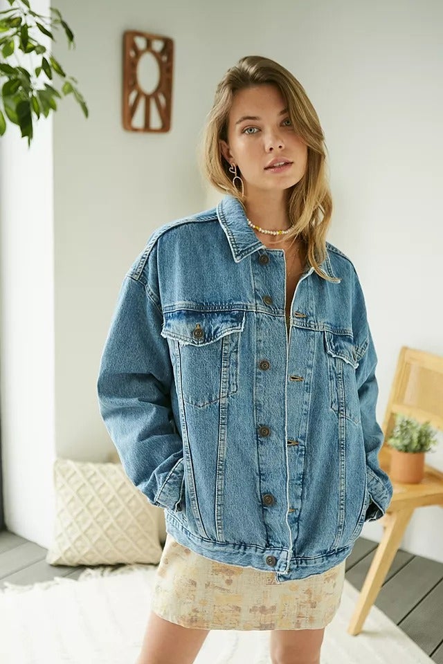 weekday giga denim jacket