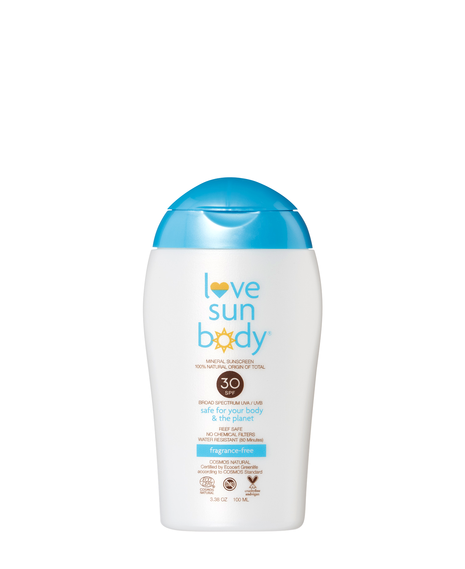 love sun body mineral sunscreen