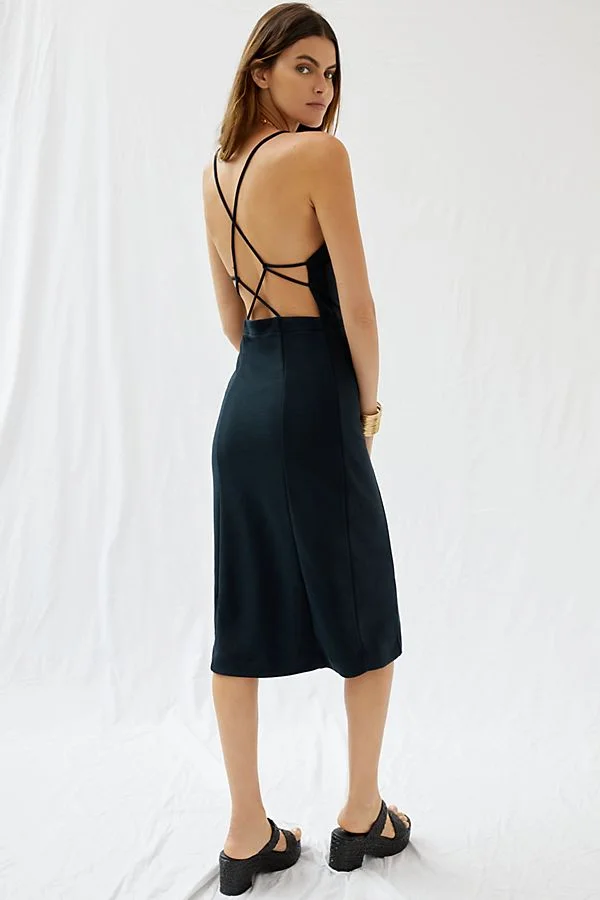 By Anthropologie Strappy Back Dress