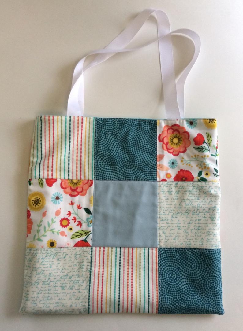 StateOfMuse + Beginner’s Sewing Kit, Easy Sewing Project, QUILTED TOTE