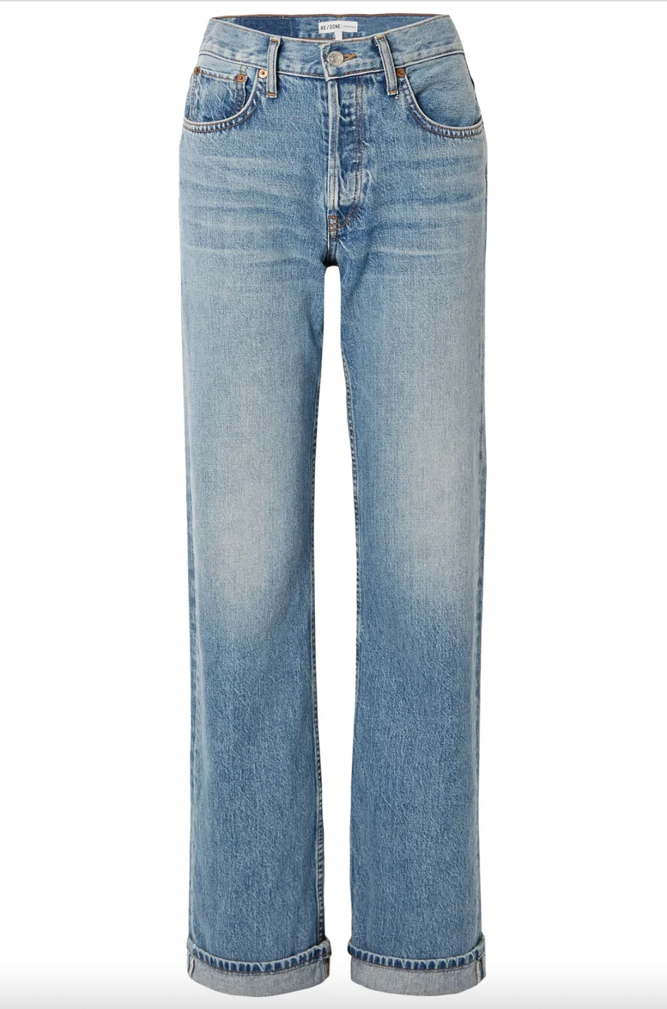 RE/DONE + 90s Relaxed High Rise Straight Leg Jeans