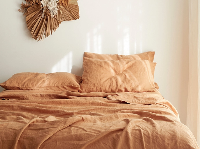 i love linen i love linen Sandalwood Sheet Set