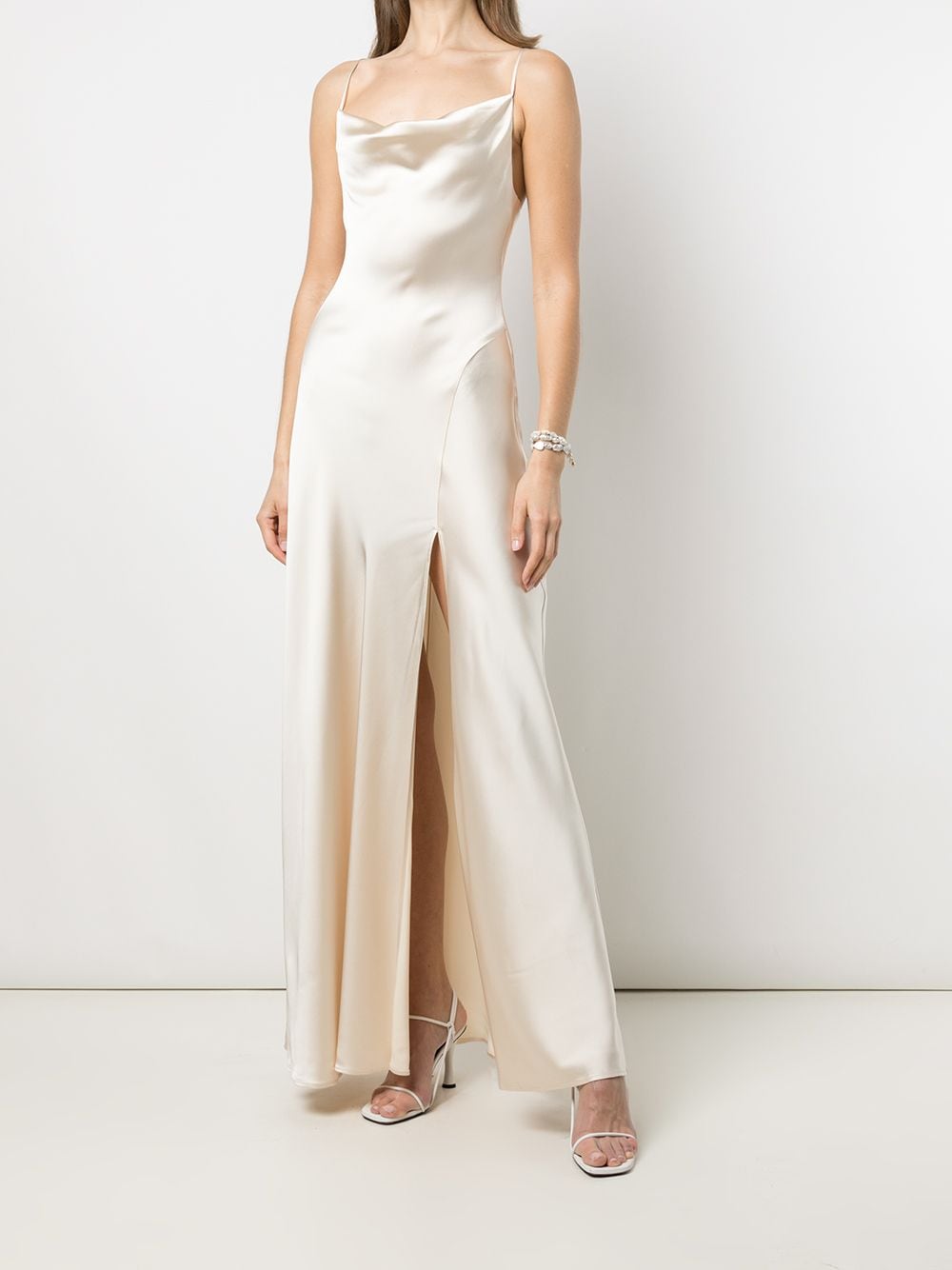 Jonathan Simkhai + Finley cocktail satin gown