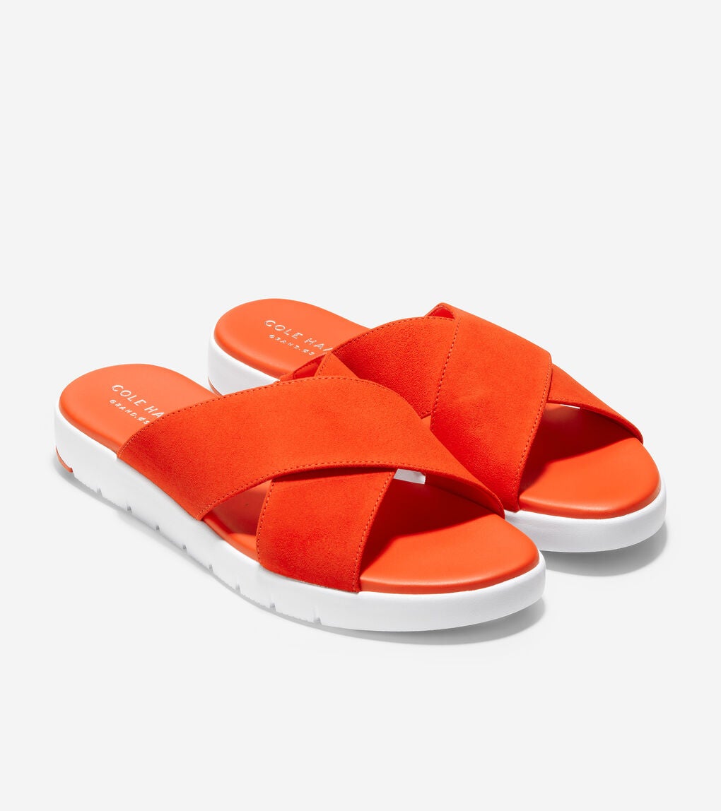 Zerøgrand criss 2024 cross slide sandal