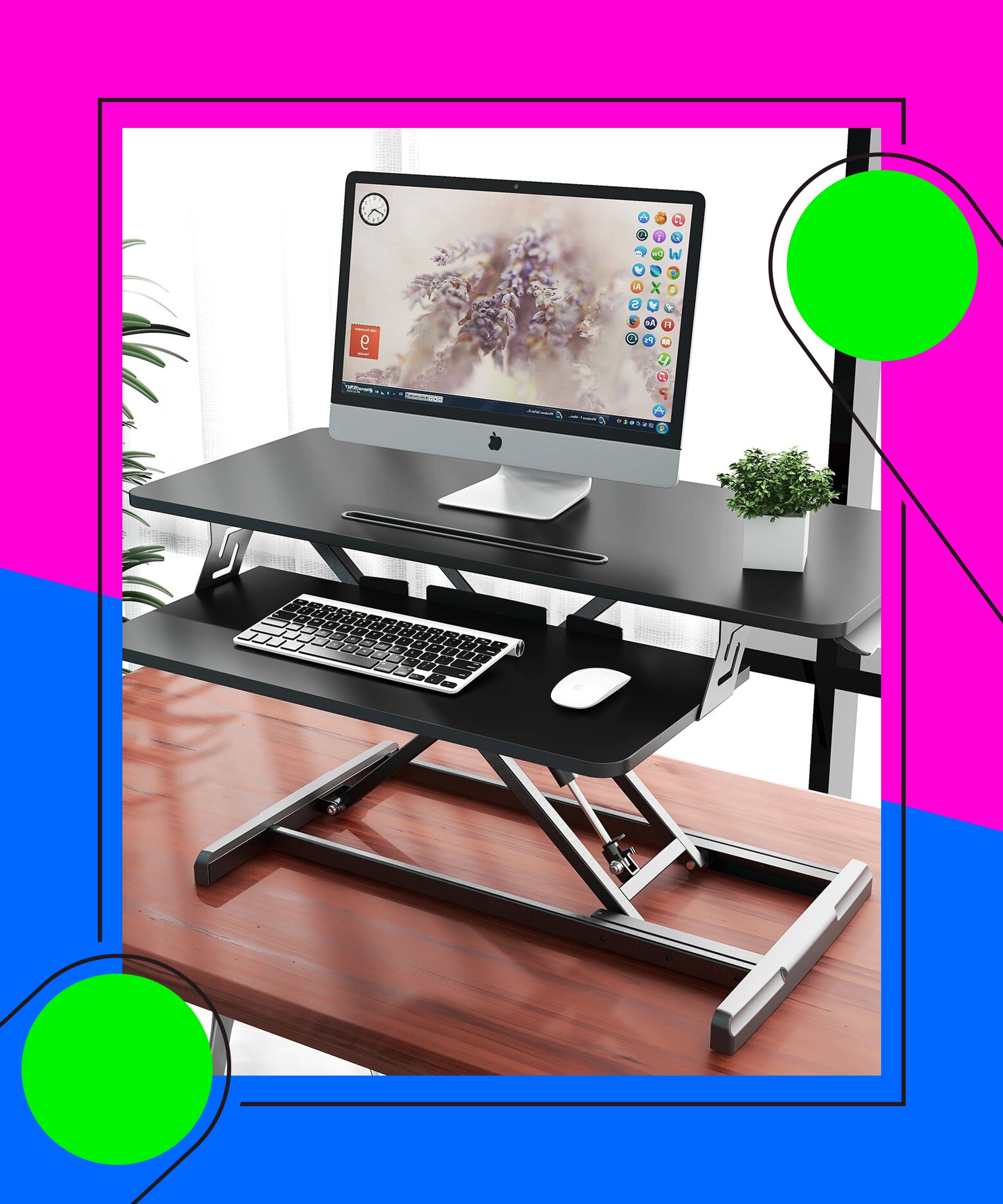 best standing desk converter for tall person