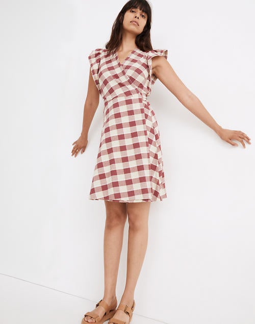 Madewell gingham clearance dress