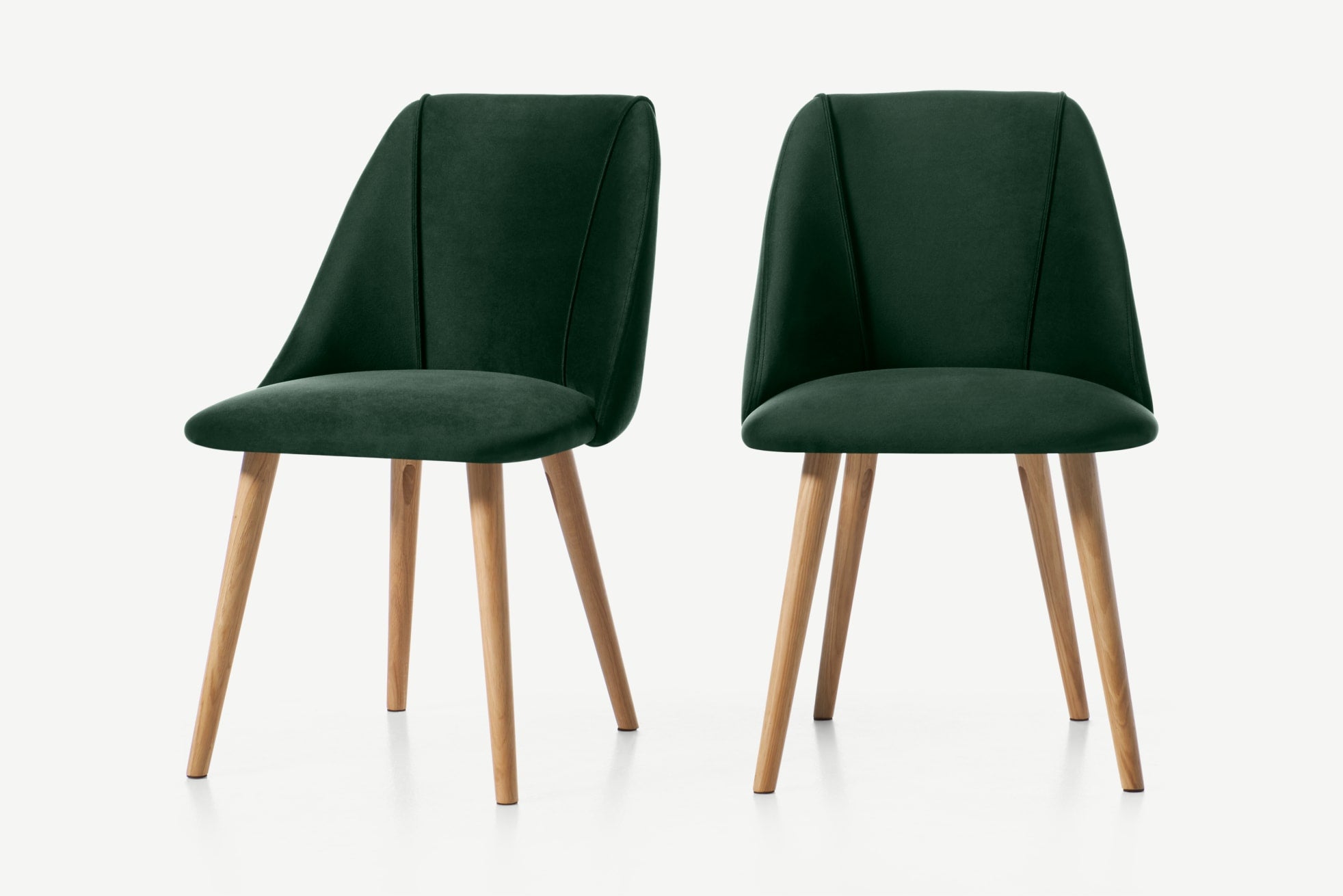 pine green dining chairs