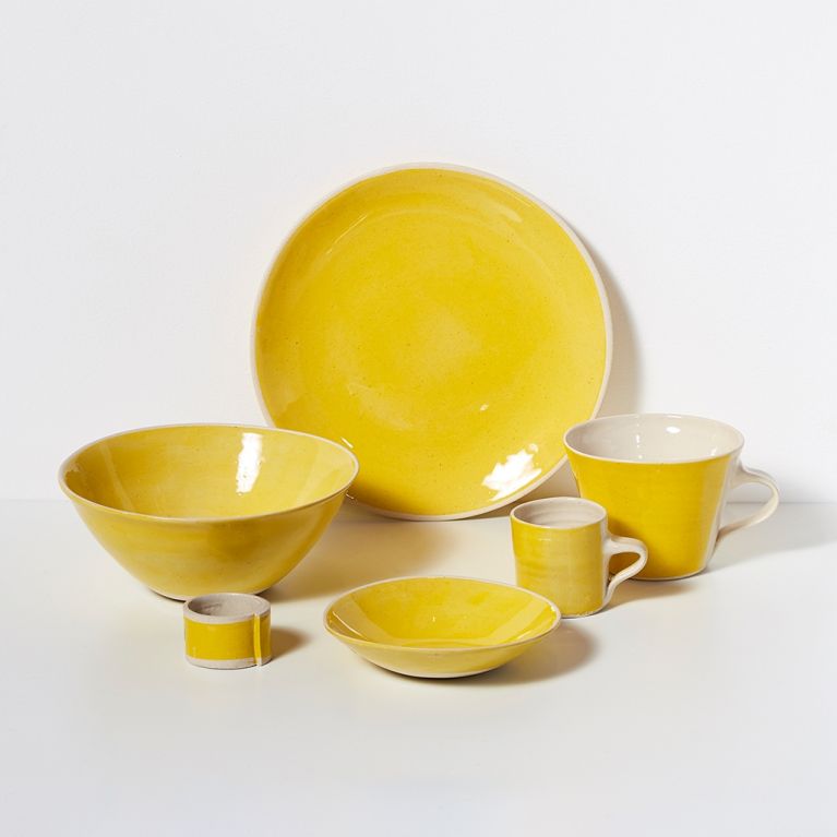 Wonki Ware + Brights Tableware Collection Yellow