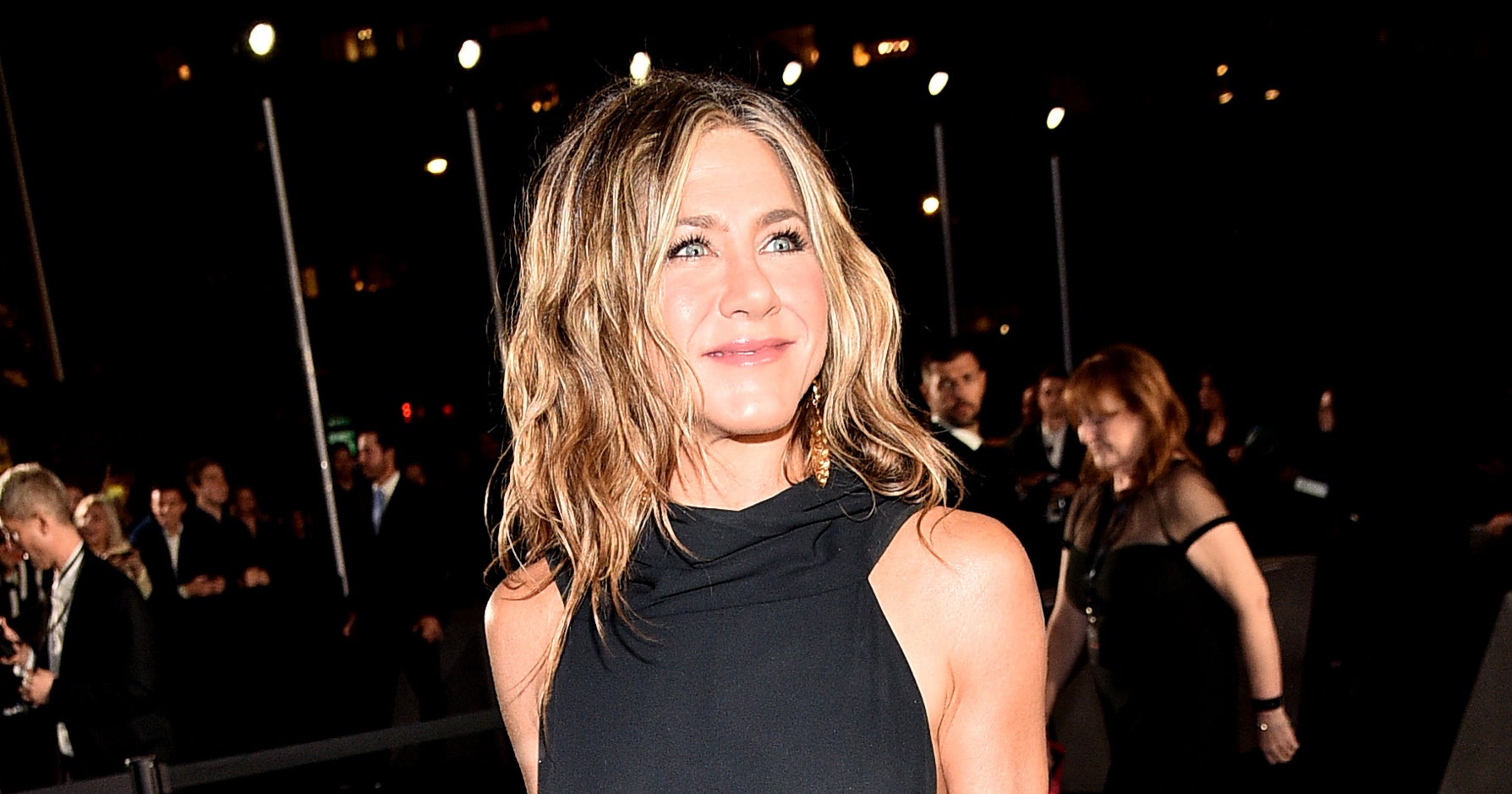 Jennifer Aniston reveals who keeps her company at night