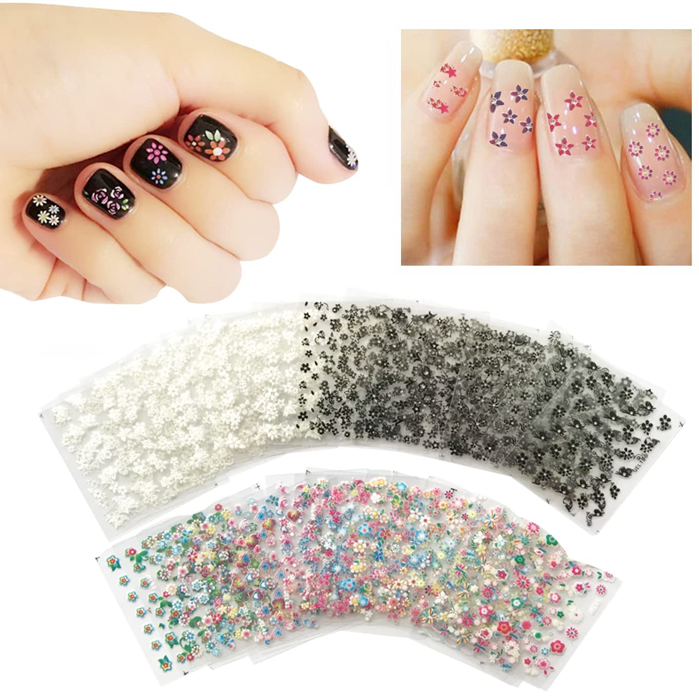 ‎Beauties Factory + 50 x Assorted Nail Art Stickers