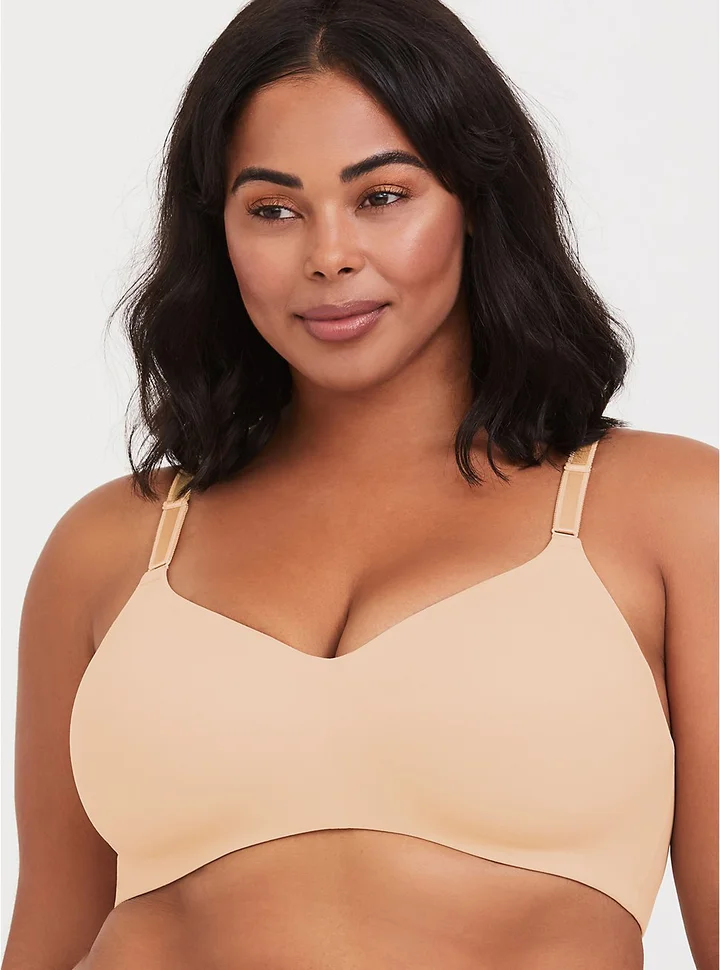 New Women Comfort Soft Breathable Wire Free Plus Size Bra, Ultra