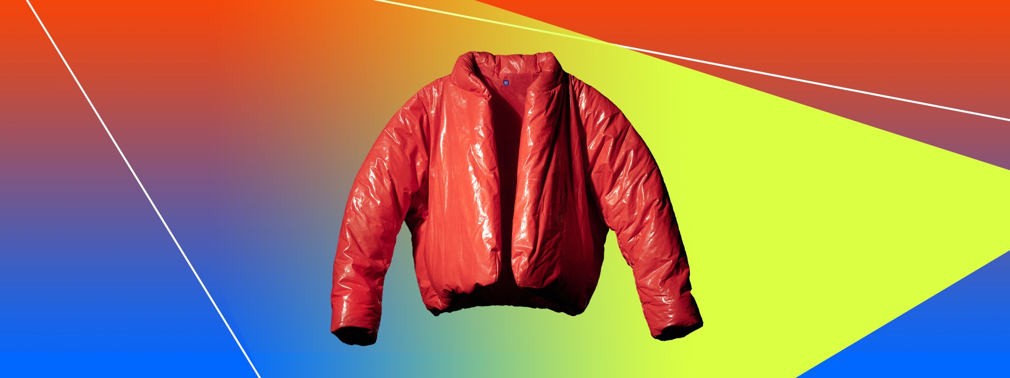 kanye west red puffer