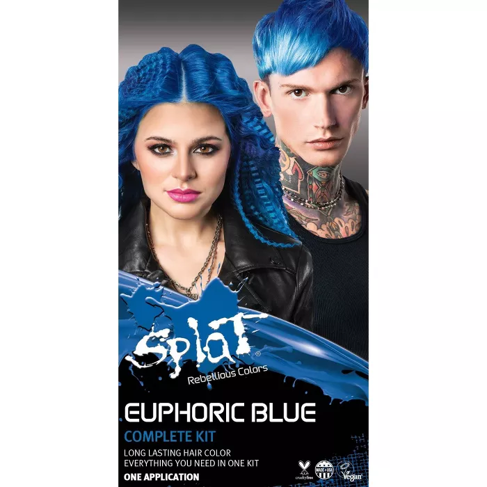  Splat 1 Wash Temporary Hair Dye (Eclectic Green) : Beauty &  Personal Care