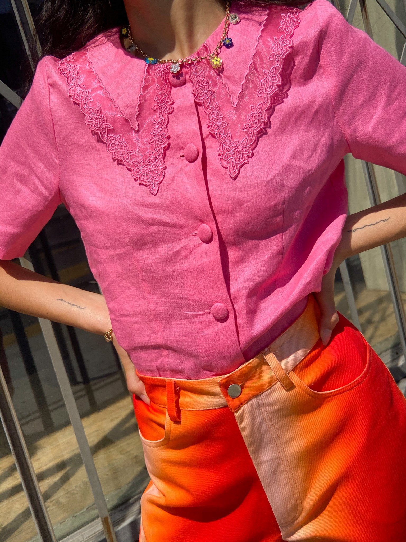 Hosbjerg + Camille Pink Shirt