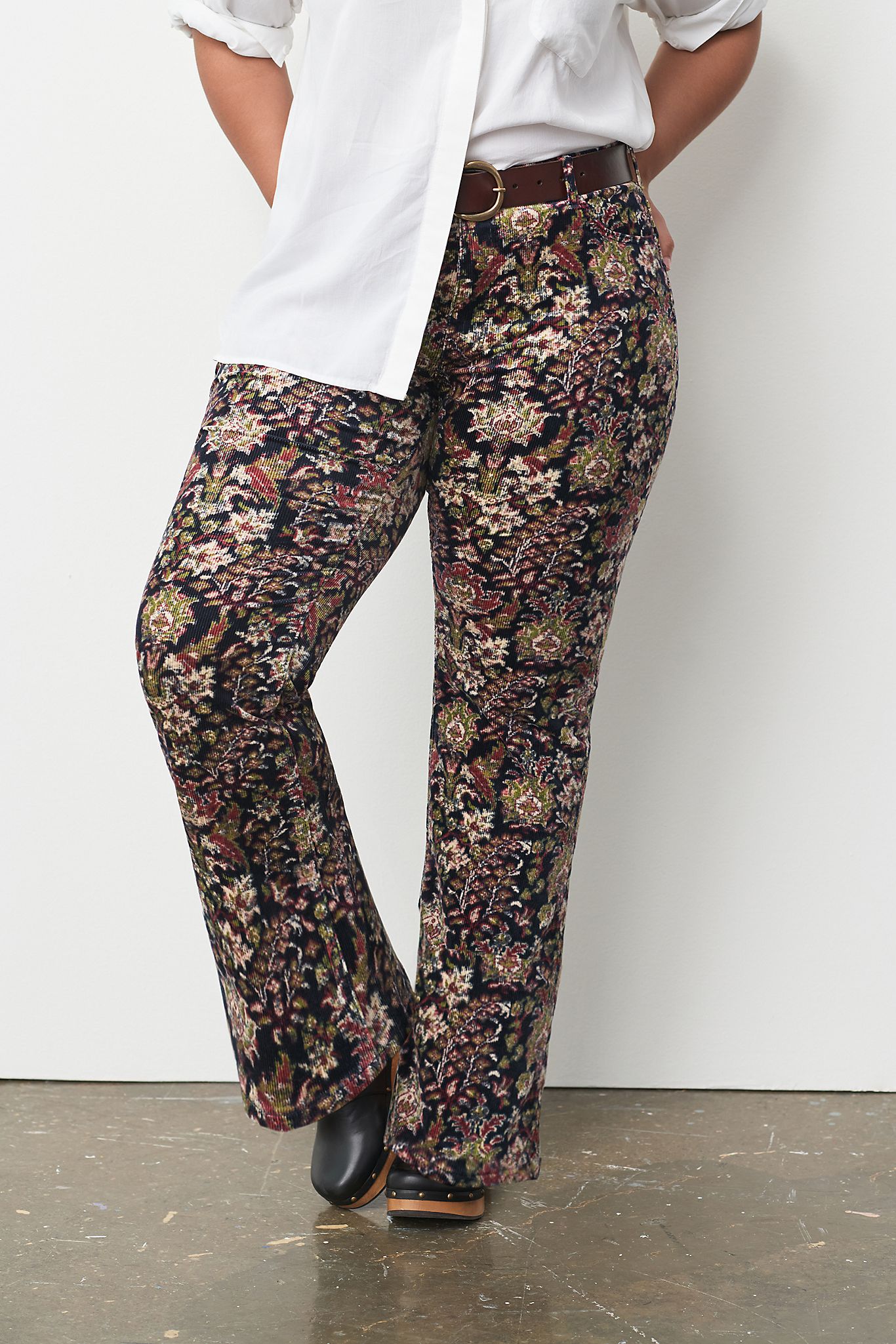 Pilcro + The Icon Flare Corduroy Pants