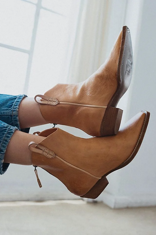 Free People We The Free Wade Distressed Ankle Boots