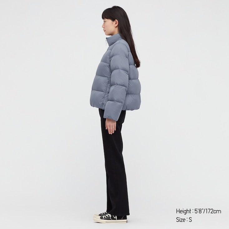 Uniqlo DOWN FILL Designer Winter Puffer Parka Coat With Faux Fur - Womens 8  | eBay