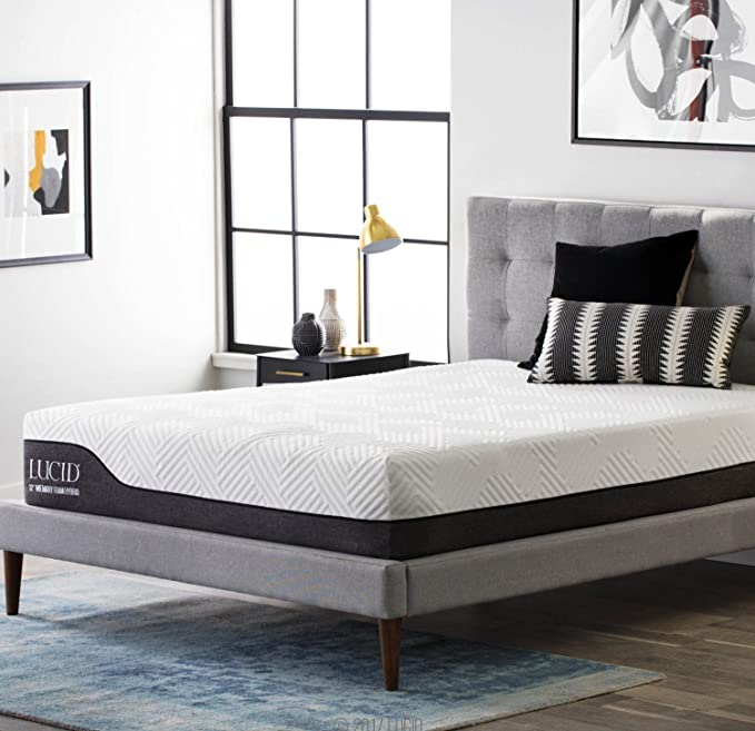 Lucid + 12-inch Hybrid Mattress