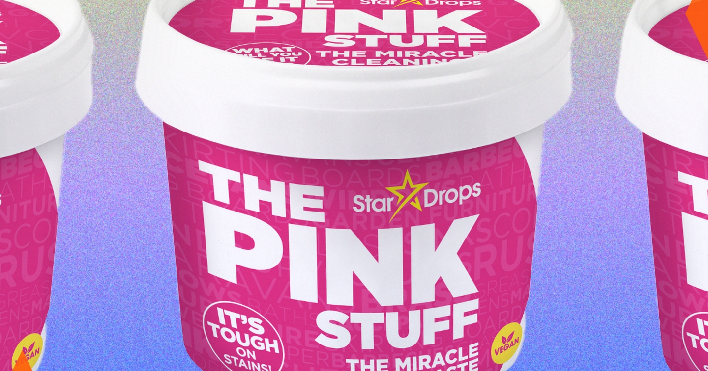 The Pink Stuff The Miracle Scrubber Kit & The Original Scrub Mommy