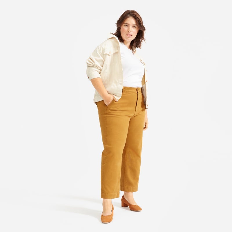 The straight hotsell leg crop everlane