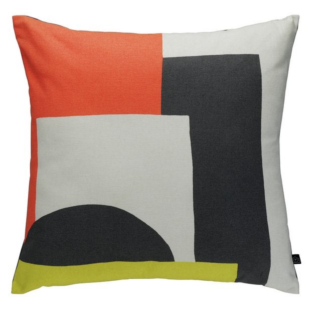 Habitat + Abstract Miro Patterned Cushion – Multi – 45 X 45cm