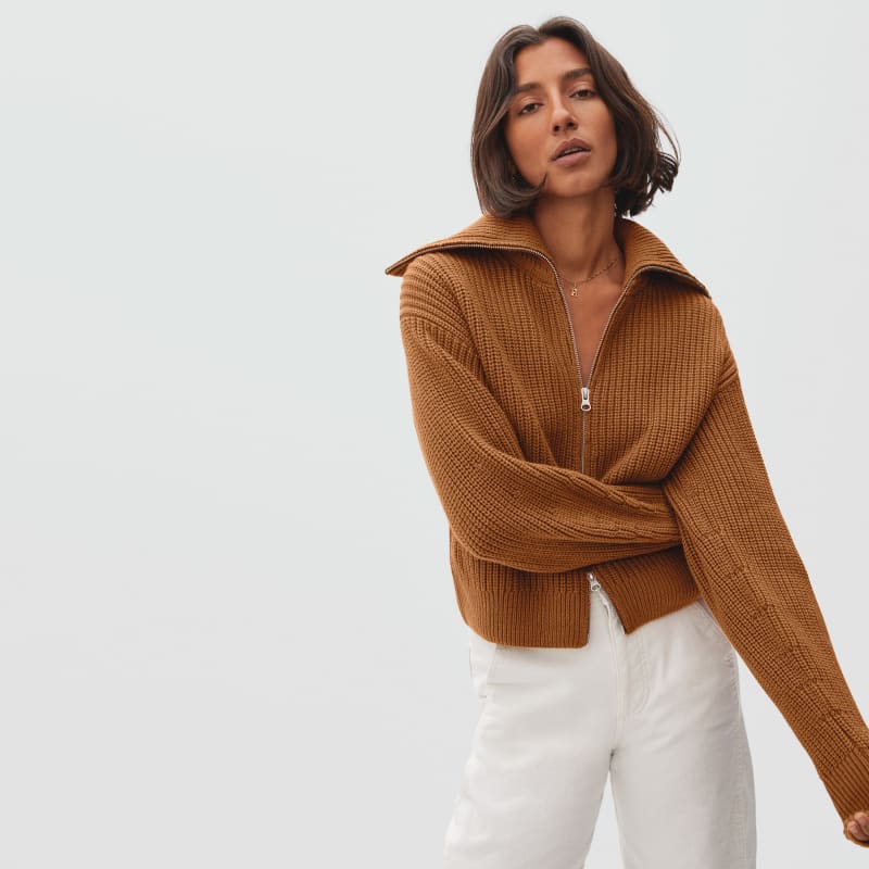 Everlane chunky clearance knit cardigan