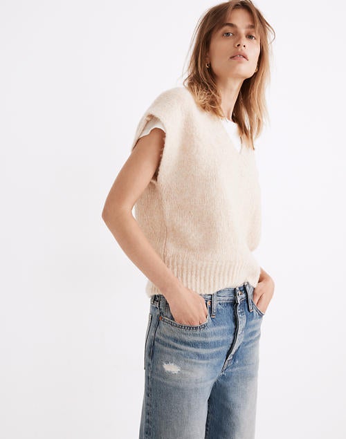 Madewell cropped clearance sweater