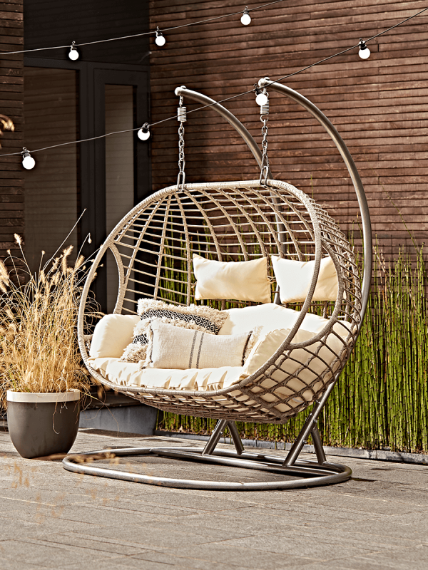 Double indoor outdoor hanging chair new arrivals