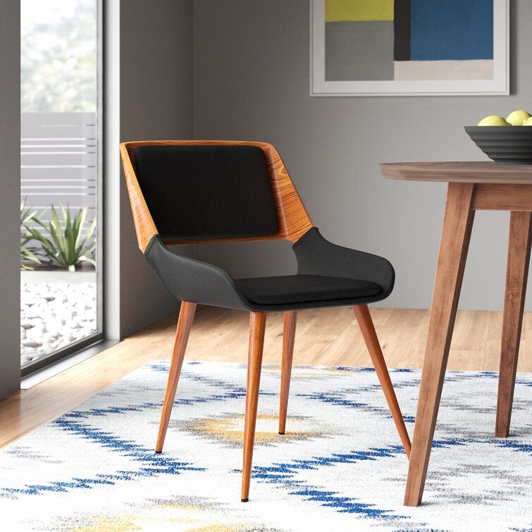 Oliver + Almar Side Chair in Brown Tan