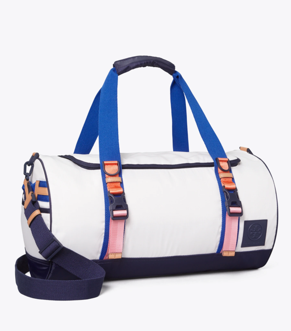 Tory Sport + Ripstop Nylon Color-Block Duffle Bag