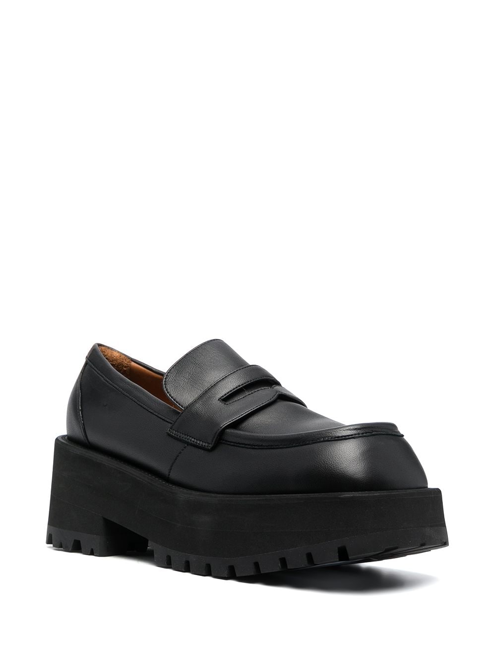 Marni + Square-Toe Platform Loafers