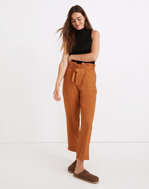 Madewell + Dunaway Paperbag Pants