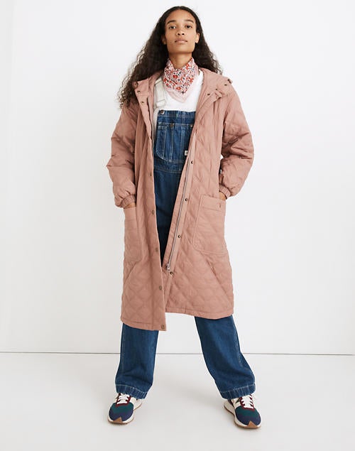 Madewell quilted coat on sale