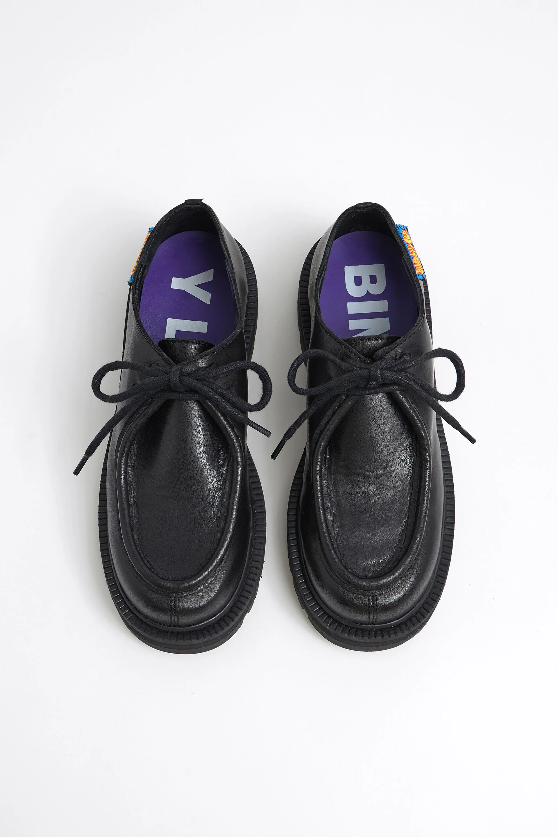 Leather trainers Bimba y Lola Purple size 41 EU in Leather - 30274537