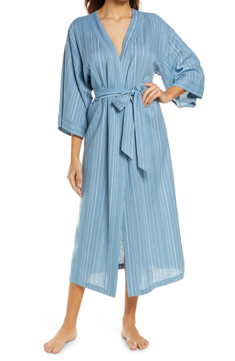 Nordstrom + Linen Blend Robe