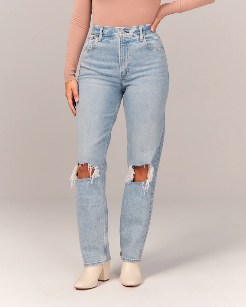Curve Love 90s Ultra High Rise Straight Jeans: Denim Review