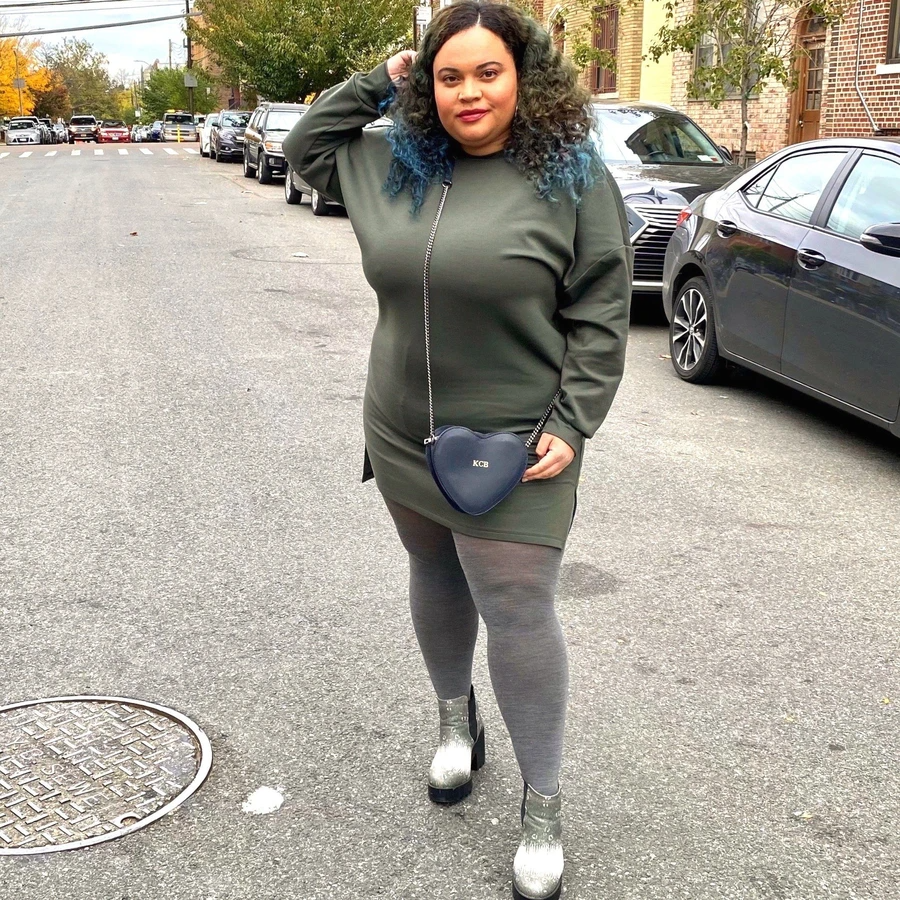 4 Plus Size Tights Outfits for Fall