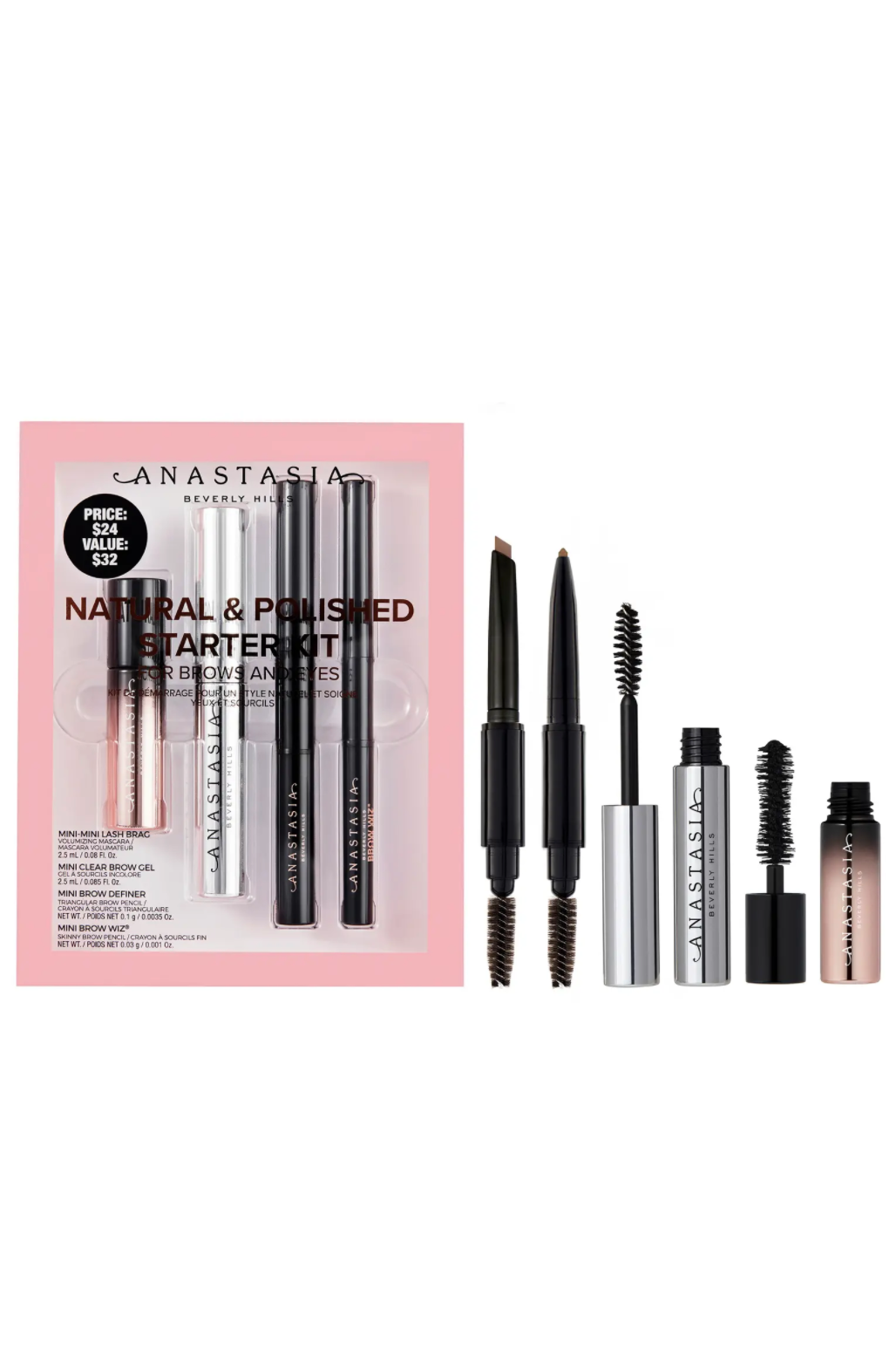 Anastasia Beverly Hills Natural And Polished Travel Size Brow And Lash