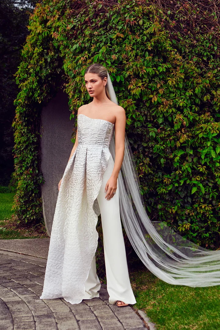 10 Pantsuits & Jumpsuits We Loved From Bridal Fashion Week