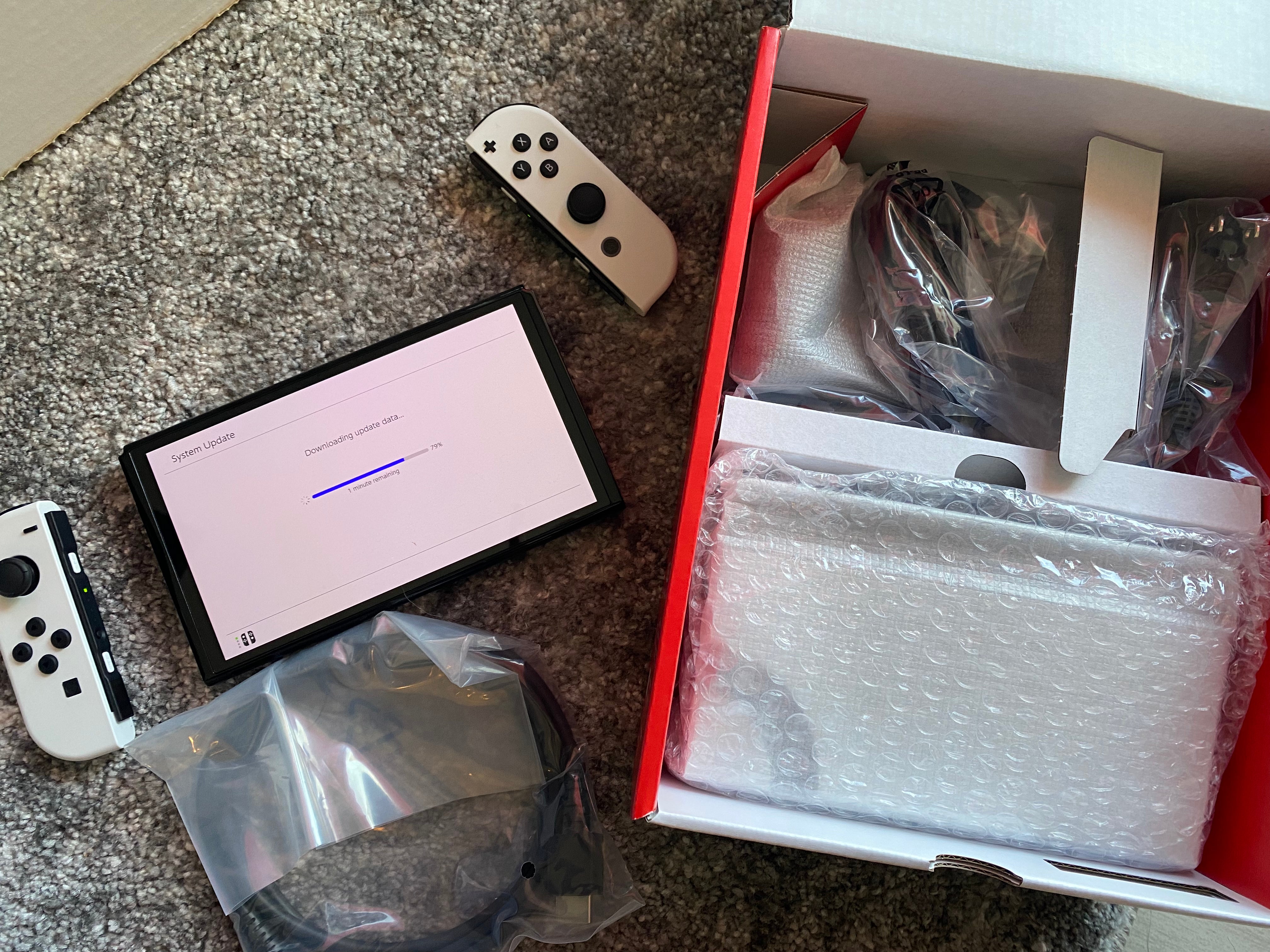 Unboxing new sale nintendo switch