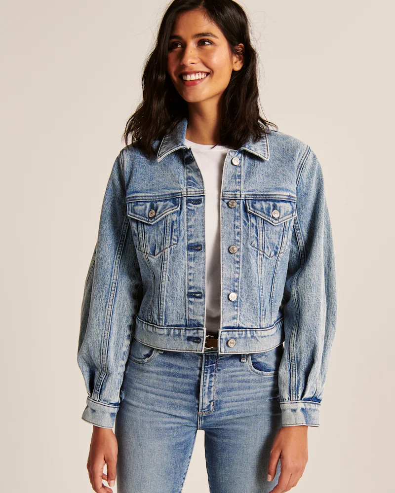 Abercrombie and Fitch + 80s Denim Jacket