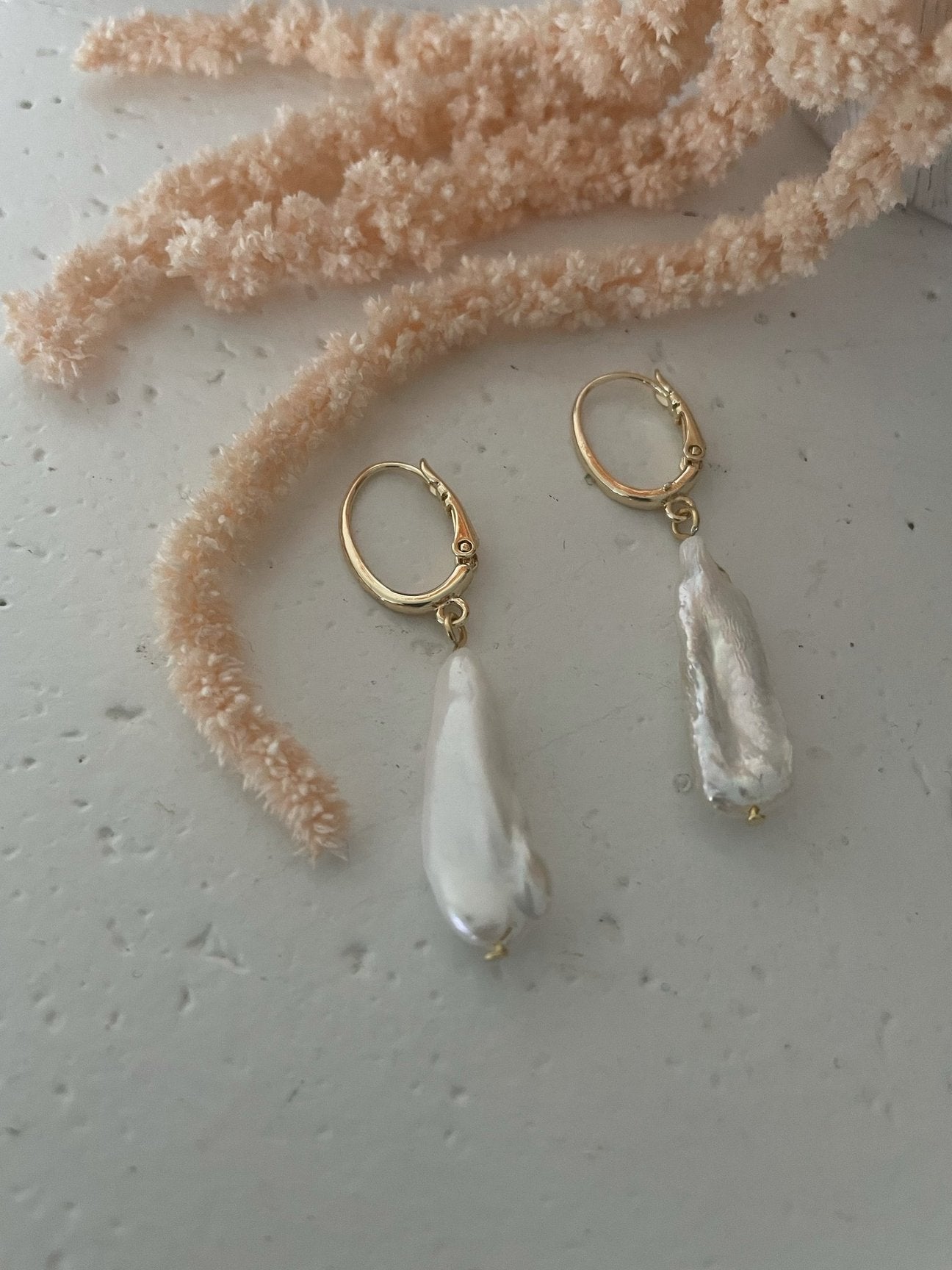 The Dewdrop Shop + Biwa Pearl Earrings