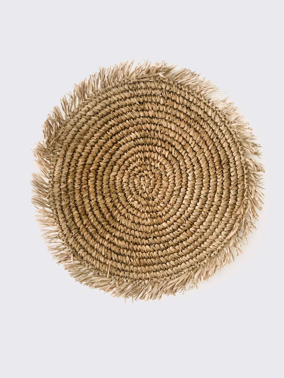 Ceremonia + Raffia Fringe Placemat