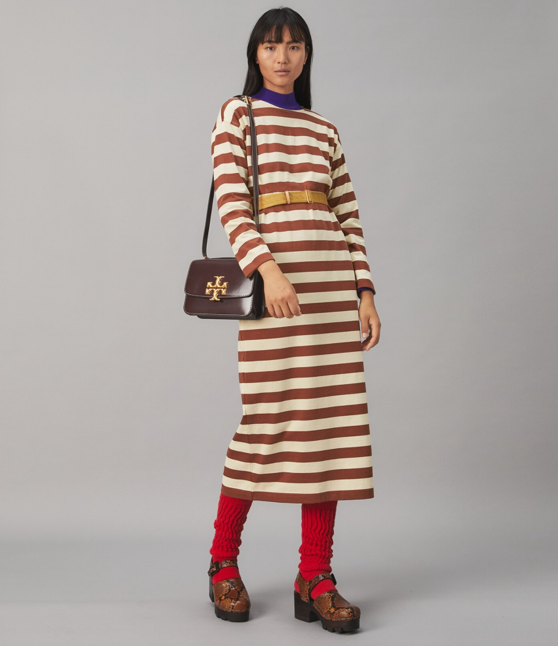 Tory Burch + Jersey Striped Dress